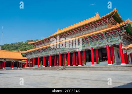 Taipei, Taiwan - Santuario nazionale dei Martiri rivoluzionari (Santuario dei Martiri di Taipei), un famoso luogo turistico di Taipei, Taiwan. Foto Stock