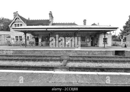 Stazione ferroviaria del castello di Corfe. Foto Stock