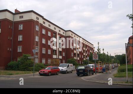 Genfenbergstraße Ecke Pichelsdorfer Straße a Berlino-Spandau Foto Stock