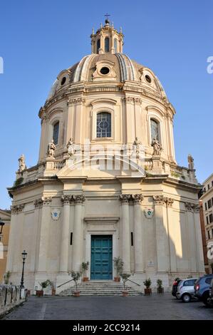 Italia, Roma, chiesa del Santissimo nome di Maria Foto Stock