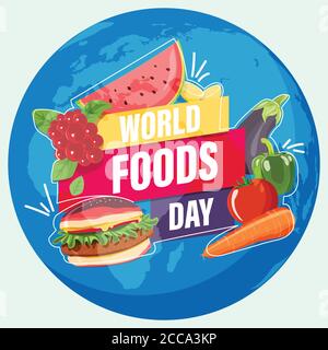 World Food Day Vector Illustrazione Vettoriale