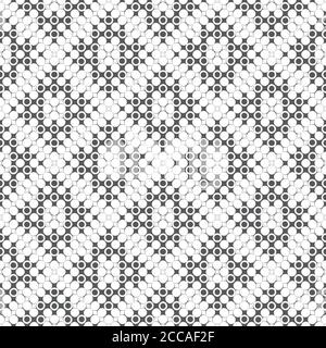 Modello senza giunture vettoriale. Struttura moderna ed elegante. Ornamento a ripetizione infinita che consiste in rombi, cerchi, punti e forma geometrica til Illustrazione Vettoriale