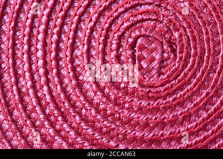 Foglie di maglia a spirale naturale Texture. Sfondo per il design e dipinti interni Foto Stock