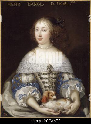 Henrietta d'Inghilterra, Duchessa d'Orléans (1644-1670). Museo: Musée de l'Histoire de France, Château de Versailles. Autore: ANONIMO. Foto Stock