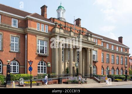 Il municipio (Nuneaton & Bedworth Borough Council), Coton Road, Nuneaton, Warwickshire, Inghilterra, Regno Unito Foto Stock