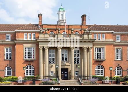 Il municipio (Nuneaton & Bedworth Borough Council), Coton Road, Nuneaton, Warwickshire, Inghilterra, Regno Unito Foto Stock