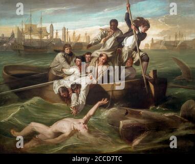 Watson e lo squalo, John Singleton Copley, 1778, National Gallery of Art di Washington DC, USA, America del Nord Foto Stock