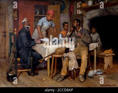 Una visita pastorale, Richard Norris Brooke, 1881, National Gallery of Art di Washington DC, USA, America del Nord Foto Stock