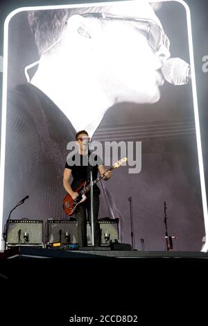 23.8.2019 Richfield Avenue Reading Berkshire UK Royal Blood si esibiscono sul palco principale il primo giorno al festival Reading People in picture: Mike Kerr Foto Stock