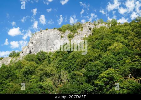 UK,Derbyshire,Matlock Bath,alta Tor Foto Stock