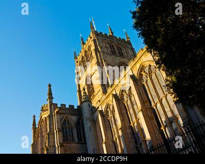 La Chiesa medievale di Santa Maria la Vergine nel Lace Market area del centro di Nottingham Inghilterra Regno Unito Foto Stock