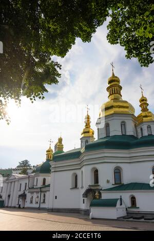 Kiev (Kyiv), Chiesa della salita della Croce a Pechersk Lavra (Monastero delle Grotte), storico monastero cristiano ortodosso a Kiev, Ucraina Foto Stock