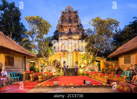 Pura Saren Agung, Palazzo principesco, Ubud, Bali Foto Stock