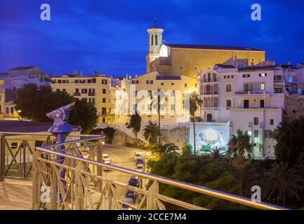 CAN Mir e Santa Maria Chiesa, Mao, Mahon, Minorca Foto Stock