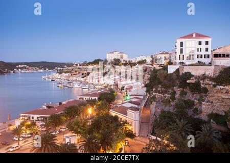 Porto di Mao, Mahon, Minorca Foto Stock