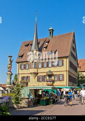 Germania, Baden-Wuerttemberg, Bieigheim-Bissingen, municipio Foto Stock