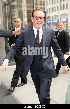 NEW YORK, NY - APRILE 28: Clark Gregg partecipa alla Premiere 'Marvel's The Avengers' durante il Tribeca Film Festival 2012 al Borough of Manhattan Community College il 28 Aprile 2012 a New York City. Persone: Clark Gregg Foto Stock