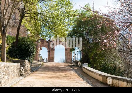 Spagna, Granada, Sacromonte, Abadia del Sacromonte, monastero Foto Stock