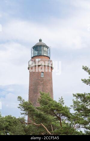 Faro di Darßer Ort, Fischland-Darß-Zingst, Meclemburgo-Pomerania occidentale, Germania Foto Stock