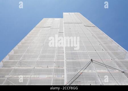 Alto edificio attrezzato, Osterholz-Tenever, Brema, Germania, Europa Foto Stock