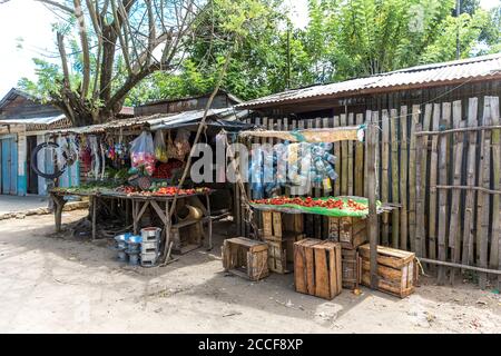 Mercato, Ivoloina, Taomasina, Tamatave, Madagascar, Africa, Oceano Indiano Foto Stock