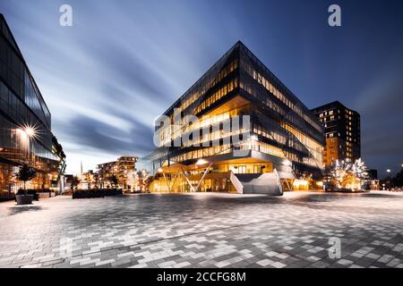 Nieuwegein municipio e centro culturale vicino Utrecht, Paesi Bassi Foto Stock