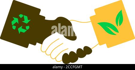 Icona dei frullati ecologici. Design a colori piatti. Illustrazione vettoriale. Illustrazione Vettoriale