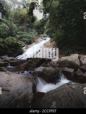 Vista panoramica sulla cascata Gabai Malesia Foto Stock