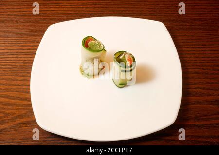 ZUCCHINE VEGETARIANE LASAGNE, SENZA GLUTINE Foto Stock