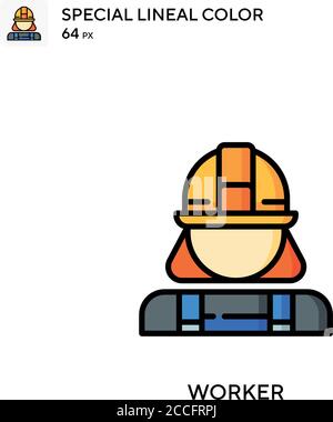 Robot-23 icona vettore semplice. Pittogramma moderno a colori perfetto su tratti modificabili. Illustrazione Vettoriale