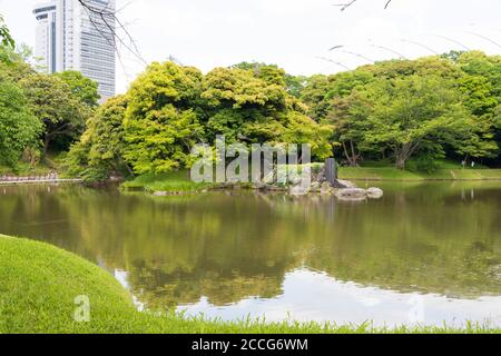 Tokyo, Giappone - Giardino Koishikawa Korakuen a Tokyo, Giappone. Foto Stock