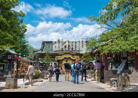 Santuario di Ueno Toshogu al Parco Ueno di Tokyo, Giappone. Questo santuario fu fondato nel 1627 e fu costruito in onore di Tokugawa Ieyasu. Foto Stock