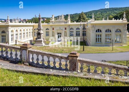 lázně Bílinská Kyselka, Bílina, Ústecký kraj, Česká republika / Bilinska kyselka, stazione termale, Bilina, Nord Boemia, repubblica Ceca Foto Stock