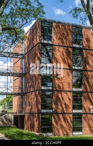 Residence Hall presso l'Università Drake progettato da Eero Saarinen Foto Stock