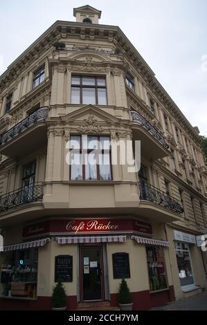 Café Rücker in der Pichelsdorfer Straße a Berlino-Spandau Foto Stock