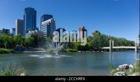 Prince'S Island Park Calgary, Alberta Foto Stock