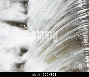 Prince's Island Park cascata Calgary Alberta Foto Stock