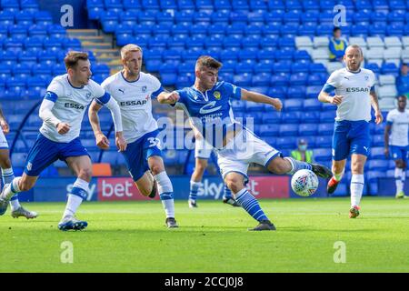 22 agosto 2020 - non-League football club Warrington Town Face League due Side Tranmere Rover in una battaglia pre-stagione a Prenton Park Credit: John Hopkins/Alamy Live News Foto Stock