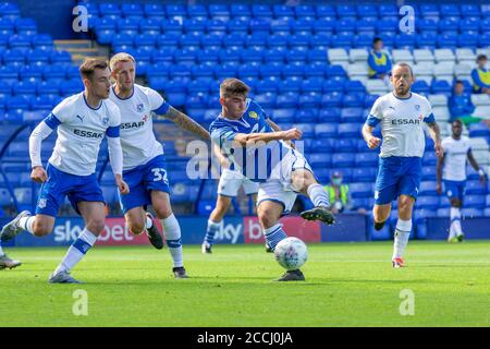 22 agosto 2020 - non-League football club Warrington Town Face League due Side Tranmere Rover in una battaglia pre-stagione a Prenton Park Credit: John Hopkins/Alamy Live News Foto Stock