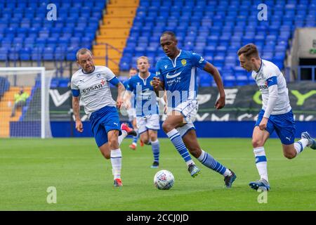 22 agosto 2020 - non-League football club Warrington Town Face League due Side Tranmere Rover in una battaglia pre-stagione a Prenton Park Credit: John Hopkins/Alamy Live News Foto Stock