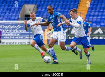 22 agosto 2020 - non-League football club Warrington Town Face League due Side Tranmere Rover in una battaglia pre-stagione a Prenton Park Credit: John Hopkins/Alamy Live News Foto Stock