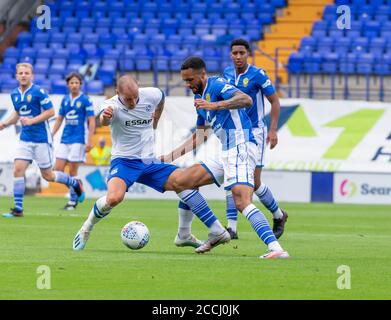 22 agosto 2020 - non-League football club Warrington Town Face League due Side Tranmere Rover in una battaglia pre-stagione a Prenton Park Credit: John Hopkins/Alamy Live News Foto Stock