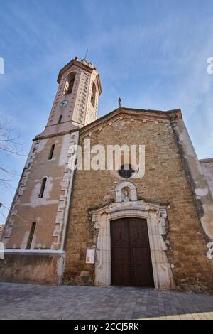 Chiesa di Sant Julià de Verges, Girona, Spagna Foto Stock