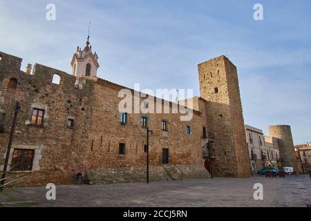 Castello di Verges a Girona, Spagna Foto Stock