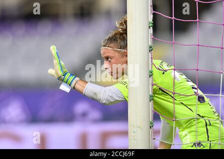 Katja Schroffenegger (ACF Fiorentina Femminile) during AC Milan vs ACF  Fiorentina femminile, Italian footba - Photo .LiveMedia/Francesco  Scaccianoce Stock Photo - Alamy