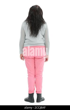 donna anziana in piena crescita con pantaloni luminosi in una crescita del  legno di verme Foto stock - Alamy
