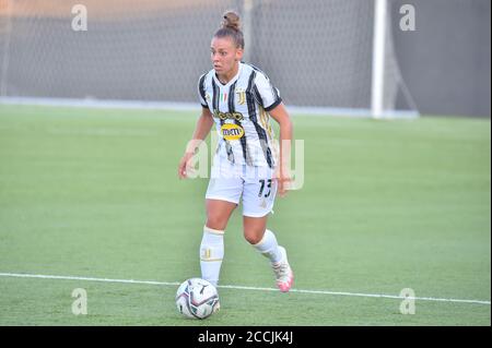 Aurora Galli (Juventus) durante Hellas Verona Donne contro Juventus, Campionato Italiano di Calcio Serie A Donna, Verona, Italia, 22 ago 2020 Foto Stock