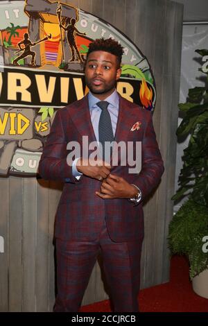 LOS ANGELES - DEC 19: DAVIE Rickenbacker alla finale Survivor Season 37 alla CBS Television City il 19 dicembre 2018 a Los Angeles, California Foto Stock