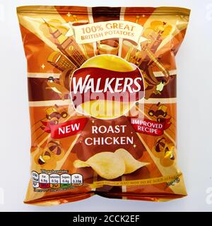 Walkers pollo arrosto croccante Foto Stock