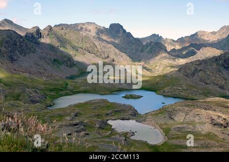 Yedigöller laghi glaciali nel villaggio di Moryayla nel Distretto di Ispir in provincia di erzurum Foto Stock